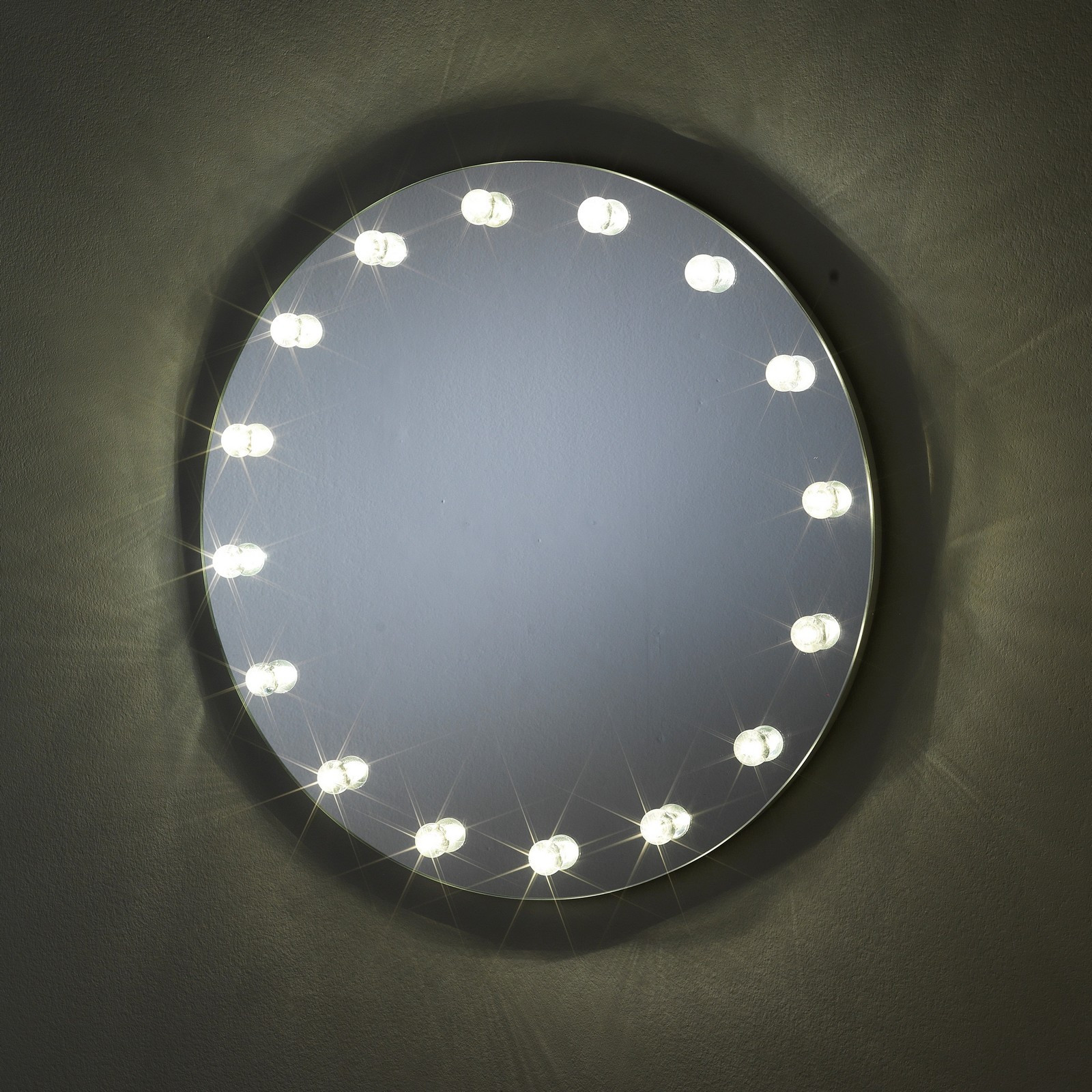 Specchio da Parete rotondo Sole a in Rattan e Vetro, d55 cm